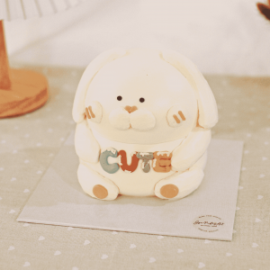 3D - White Bunny